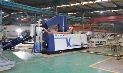 Dlo Compact Strand Pelletizing System pou sache bèt kay te bay lòd pa kliyan ...