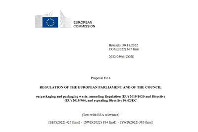 Inyon Ewopeyen an te pase ofisyèlman Règleman Waste anbalaj (PPWR)