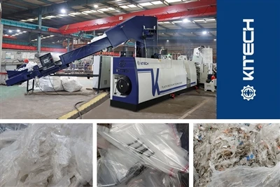 KCP a 140+150 Double Etap Compactor Compactor Pelletizing Machine pou resikla...